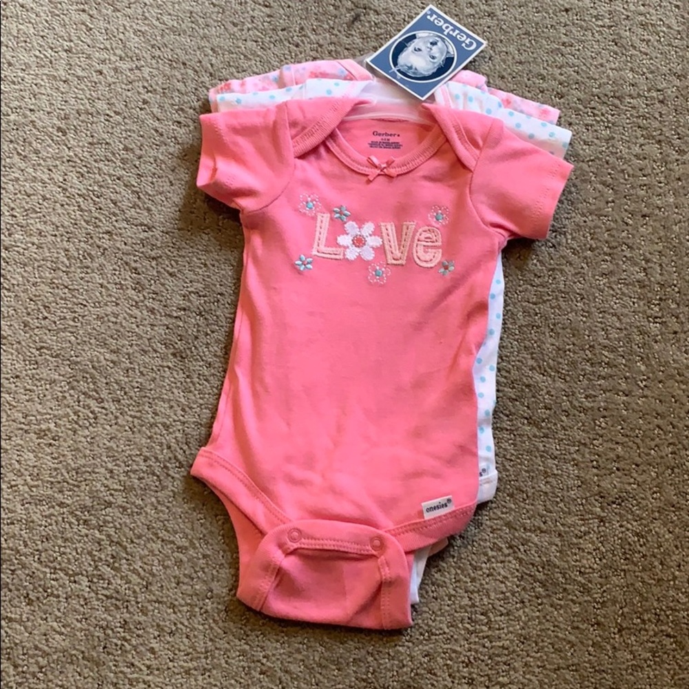 NWT Gerber Onesies